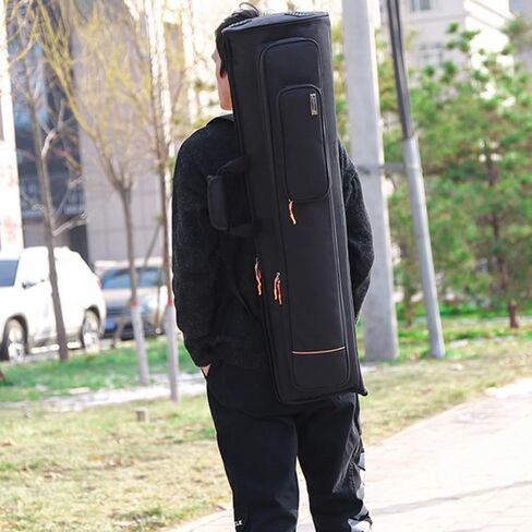 Totority Oxford Cloth Trombone Bag Double Shoulder Design Thickened Protective Musical Instrument Carrying Case for Trombone in Saudi Arabia