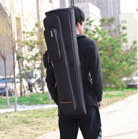 Totority Oxford Cloth Trombone Bag Double Shoulder Design Thickened Protective Musical Instrument Carrying Case for Trombone in Saudi Arabia