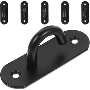 Yardwe 6pcs Resistance Band Wall Anchor: Stainless Steel Wall Anchor Hooks For Resistance Bands - Eye Plate - Gym Workout Mount For Yoga Strap in Saudi Arabia