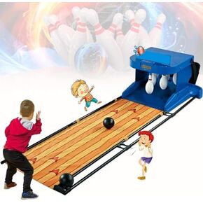 Indoor Bowling Arcade Game Console with LED Scoreboard, Automatic Reset, Lighting & Sound Effects - Fun for Kids & Adults, 3.5m/11ft Bowling Alley Experience in Saudi Arabia
