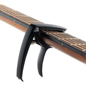 Guitar Capo, HooztPro Capo for Acoustic and Electric Guitars, acoustic guitar 6 string, Electric guitar capo, Kapo, Guitar capos(Black). in Saudi Arabia