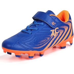 ZVC Kids Soccer Cleats Boys Girls Soccer Shoes Outdoor Firm Ground Youth Football Cleats for Little Kid/Big Kid in Kuwait