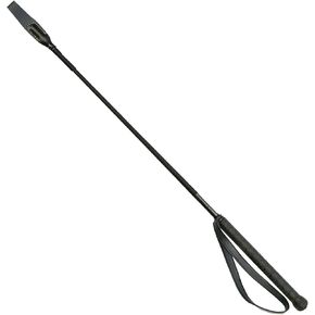 Jeffers Equine Horse Riding Crop for Equestrian Training – Durable Fiberglass Shaft with Leather Slapper & Rubber Grip – Riding Aid for English, Western, Dressage, & Show Riders - Brown 24½" in Kuwait