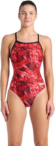 Arena Women's Performance Crackle Team Print Lightdrop Back Ladies Bathing Swimsuit in Saudi Arabia