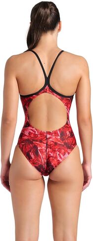 Arena Women's Performance Crackle Team Print Lightdrop Back Ladies Bathing Swimsuit in Saudi Arabia
