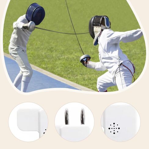 Fencing Target Standalone Practice Tool with Audio Visual Alerts Portable High Accuracy Training Equipment in Saudi Arabia