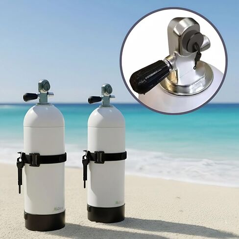 قابس Scuba DIN لمنظم المرحلة الأولى - واقي صمام خزان غطاء الغبار مع سلك، معرف نهاية ملولب ذكر 0.61 بوصة، 25 × 30 مم، غطاء بلاستيكي أسود لأسطوانات الغوص والغطس in Kuwait