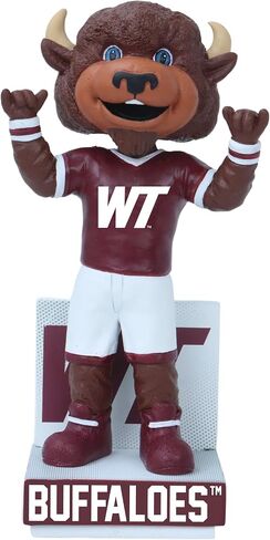 Bucky West Texas A&M Buffaloes Mascot Bobblehead College in Saudi Arabia