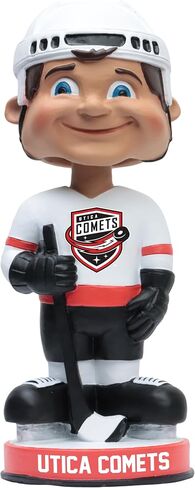 Utica Comets Vintage White Jersey Bobblehead AHL Hockey in Saudi Arabia
