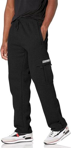 الرجال البضائع Sweatpants الصوف فضفاضة عادية الركض سراويل للتسلق مفتوحة أسفل Sweatpants للرجال تجريب رياضي مع جيوب in Saudi Arabia