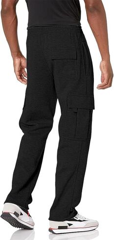 الرجال البضائع Sweatpants الصوف فضفاضة عادية الركض سراويل للتسلق مفتوحة أسفل Sweatpants للرجال تجريب رياضي مع جيوب in Saudi Arabia
