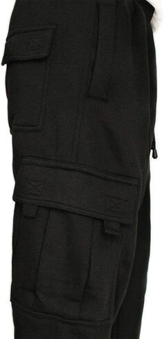 الرجال البضائع Sweatpants الصوف فضفاضة عادية الركض سراويل للتسلق مفتوحة أسفل Sweatpants للرجال تجريب رياضي مع جيوب in Saudi Arabia