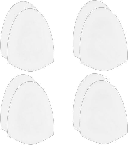 OLYCRAFT 4 Pairs Replacement Bowling Shoe Slide Sole White Sole Bowling Accessories Self-Adhesive Soles Bowlings Accessories Bowlings Shoes Slides Non-Slip Shoes Pads for Men Women Sports Shoe in Saudi Arabia