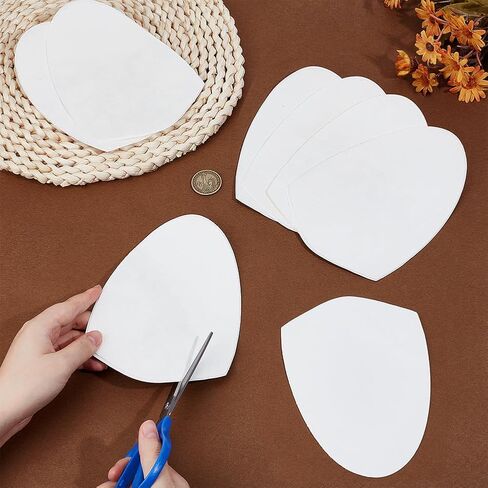 OLYCRAFT 4 Pairs Replacement Bowling Shoe Slide Sole White Sole Bowling Accessories Self-Adhesive Soles Bowlings Accessories Bowlings Shoes Slides Non-Slip Shoes Pads for Men Women Sports Shoe in Saudi Arabia