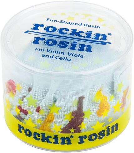Rockin’ Rosin – Star - Medium Amber Rosin for Violin, Viola & Cello | Handcrafted in USA | Sustainable, All-Natural, Student-Friendly, Teacher-Approved Gift in Kuwait