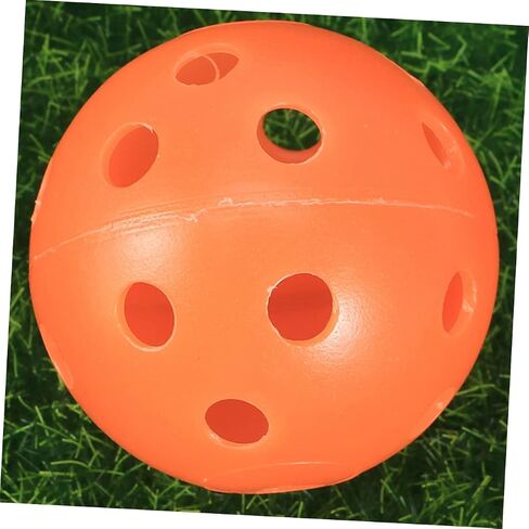 30pcs Indoor Golf Practice Balls Hallow Training Balls for Skill Levels Pe Material Yellow Orange in Saudi Arabia