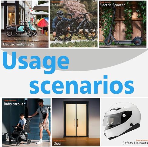 OFASONO　Fingerprint Bicycle Lock with Key Lightweight Anti-Theft and Weather Resistant Digital Electronic biometric Intelligent Cable Lock 4.92 Feet Cablelock Electric Scooter Lock Safety Helmet in Saudi Arabia