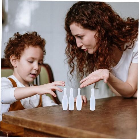 30Pcs Mini Bowling Portable Tiny Bowling Pins for Tabletop Games Fun Accessories for Bowlers for Family Gatherings and Unique in Saudi Arabia