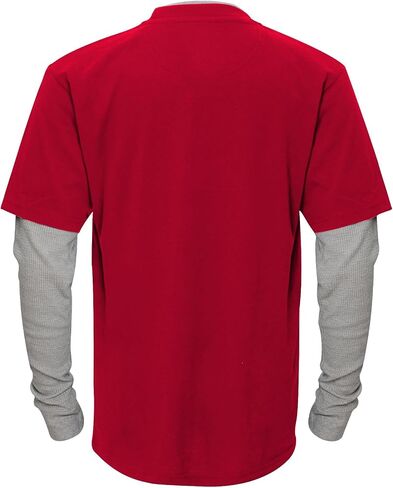 Outerstuff NFL Atlanta Falcons Toddler Long Sleeve Thermal T-Shirt with Faux Short Sleeve (2T-4T) in Saudi Arabia