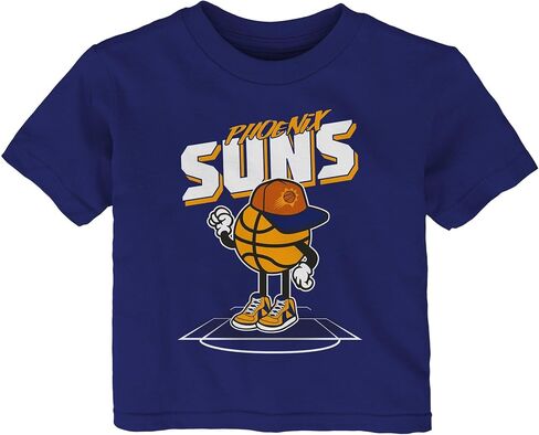 Outerstuff Phoenix Suns NBA Infant Mr Dribble Short Sleeve Tee, Purple in Saudi Arabia