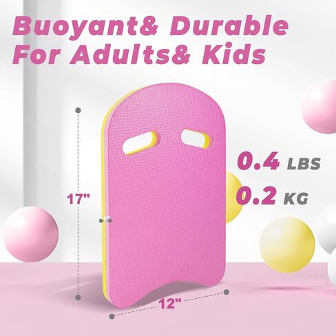 2026 Swimming Kickboard, 17x11.5 in Training Aid Board for Swimming and Exercise Training, U Design Kick Boards Easy to Grip, Durable EVA Safty Kickboard in Saudi Arabia