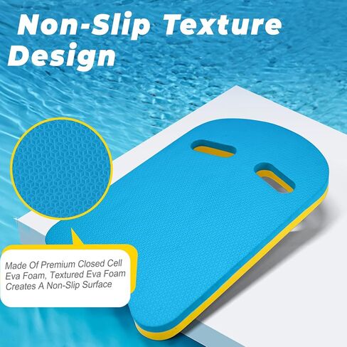 2026 Swimming Kickboard, 17x11.5 in Training Aid Board for Swimming and Exercise Training, U Design Kick Boards Easy to Grip, Durable EVA Safty Kickboard in Kuwait