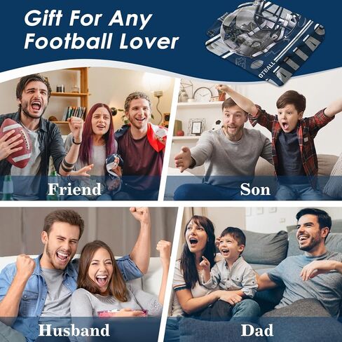 Football Style Football Throw Blanket Gift for Team Fans Soft Fleece Flannel Blanket 50"x60" in Saudi Arabia