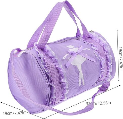 Gatuida Ballet Dance Bag for Portable Single Shoulder Handbag with Strap Lightweight for Dance Shoes and Clothing Storage Beautiful Design for Gymnastics and Ballet Activities in Saudi Arabia