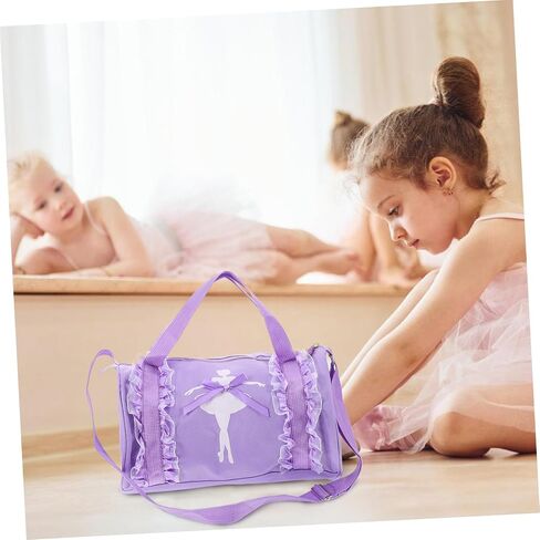 Gatuida Ballet Dance Bag for Portable Single Shoulder Handbag with Strap Lightweight for Dance Shoes and Clothing Storage Beautiful Design for Gymnastics and Ballet Activities in Saudi Arabia