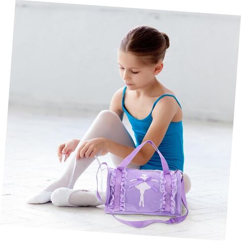 Gatuida Ballet Dance Bag for Portable Single Shoulder Handbag with Strap Lightweight for Dance Shoes and Clothing Storage Beautiful Design for Gymnastics and Ballet Activities in Saudi Arabia
