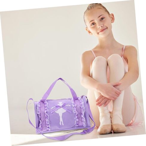 Gatuida Ballet Dance Bag for Portable Single Shoulder Handbag with Strap Lightweight for Dance Shoes and Clothing Storage Beautiful Design for Gymnastics and Ballet Activities in Saudi Arabia