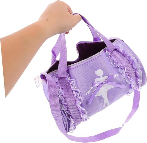 Gatuida Ballet Dance Bag for Portable Single Shoulder Handbag with Strap Lightweight for Dance Shoes and Clothing Storage Beautiful Design for Gymnastics and Ballet Activities in Saudi Arabia