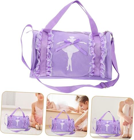 Gatuida Ballet Dance Bag for Portable Single Shoulder Handbag with Strap Lightweight for Dance Shoes and Clothing Storage Beautiful Design for Gymnastics and Ballet Activities in Saudi Arabia