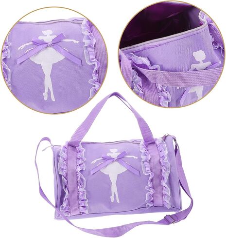 Gatuida Ballet Dance Bag for Portable Single Shoulder Handbag with Strap Lightweight for Dance Shoes and Clothing Storage Beautiful Design for Gymnastics and Ballet Activities in Saudi Arabia