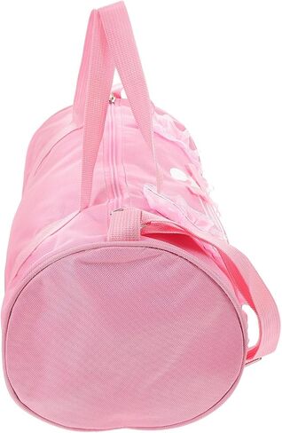 Ballet Dance Bag for Portable Single Shoulder Tote with Strap Lightweight Zipper Design for Storing Ballet Shoes and Dance Clothing Pink with Lace Ballerina in Saudi Arabia