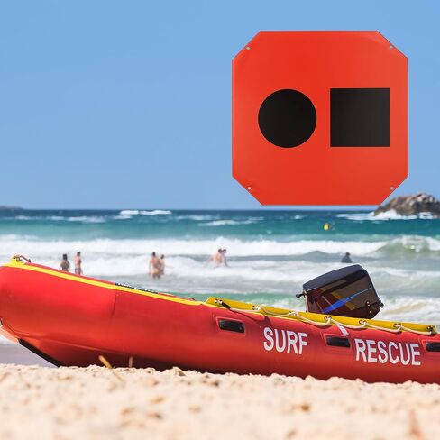 Distress Flag 36" Distress PVC Flag Enhanced Visibility Water Sports Safety Watercraft Accessory for Boating Hiking Fishing Kayaking Climbing Camping in Saudi Arabia