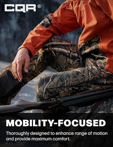 سروال شتوي سوفتشيل تكتيكي للرجال من CQR، سروال شحن مبطن بالصوف المقاوم للماء، سروال حراري للمشي لمسافات طويلة في الهواء الطلق in Kuwait