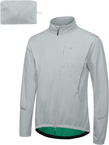 Little Donkey Andy Men's Cycling Jackets Reflective Packable Running Jacket Windproof Water-Resistant for Hiking Biking in Saudi Arabia