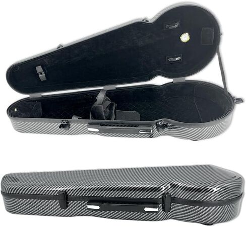 16 Inch Viola Case Carbon Composite 4/4 Hard shell Travel Case, Backpack,Straps,Protection,Waterproof Durable, Ultra-Light Build (colorful) in Kuwait