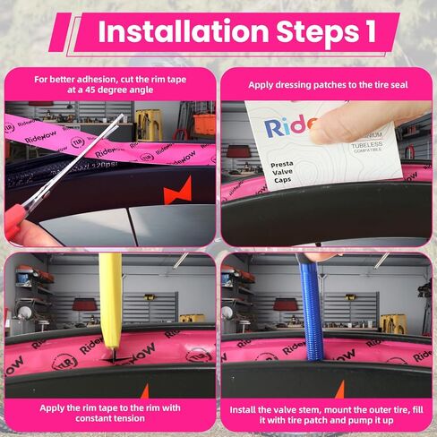 RideNow Tubeless Rim Tape 21/23/25/27/29/31mm Width x 10m Length, Bike Wheel Rim Tape Suitable for Tubeless MTB/Road/Gravel Bikes Wheel Carbon Tubeless Kit in Saudi Arabia