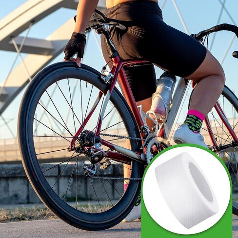 Pangda 6 Pcs Cotton Rim Tape 19mm x 2m Adhesive Bike Tire Liner, Tubeless Tape for MTB Road Gravel Bikes in Saudi Arabia