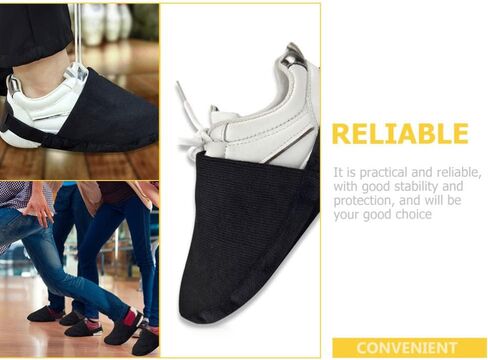 Bowling Shoe Covers Bowling Shoes Slider Bowling Accessories for Women Men Black in Kuwait