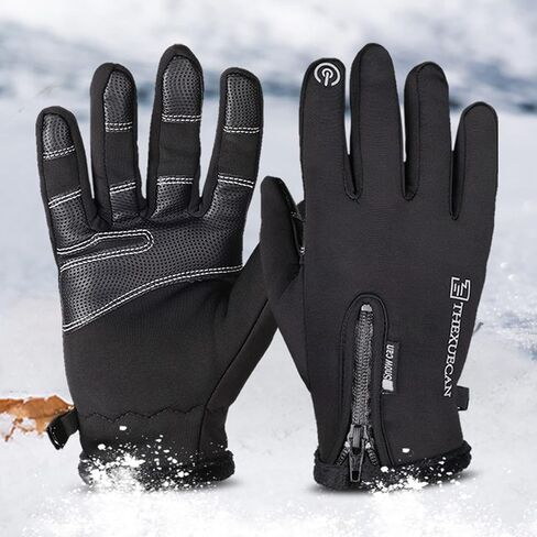 for Bike Gloves Winter Thermal Windproof Warm Full Finger Cycling Glove Gloves for Men Wo in Saudi Arabia
