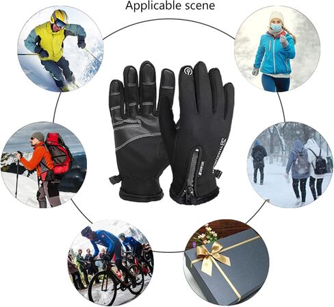 for Bike Gloves Winter Thermal Windproof Warm Full Finger Cycling Glove Gloves for Men Wo in Saudi Arabia