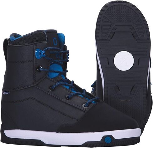 Hyperlite Distortion Mens Wakeboard Bindings Black/Blue 12 in Saudi Arabia