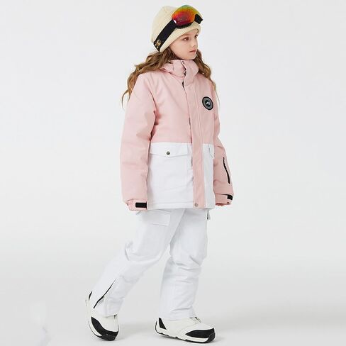 Snow Suit For Kids Girls Boys Two Piece Snowsuit Waterproof Windrpoof Ski Suits Jacket Snow Pants Set Winter Clothes in Saudi Arabia
