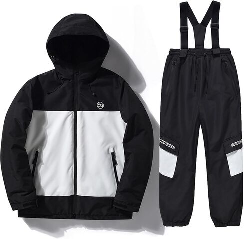 بدلة ثلج للأطفال - طقم سترات وسراويل تزلج للأولاد والبنات مكونة من قطعتين من الألوان المقاومة للماء على الجليد 3-14T in Kuwait