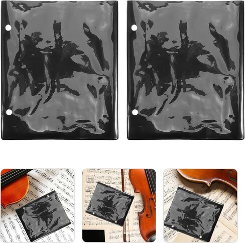 TOYANDONA 20pcs PVC Music Flip Folder Pages for Flute Clarinet and Trumpet Double-Sided Storage for Sheet Music and Marching Band Use in Saudi Arabia