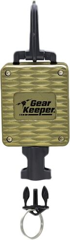 Gear Keeper Fly Fishing Net Retractor - Compatible with Most Nets - Various Mounting Options with QC-II Split Ring Accessory - Ideal Kayak & Fly Fishing Accessories - Made in USA in Saudi Arabia