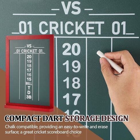لوحة النتائج لرمي السهام للكريكيت و01 لألعاب السهام وحامل السهام على الحائط وإكسسوارات لوحة رمي السهام الخشبية in Saudi Arabia